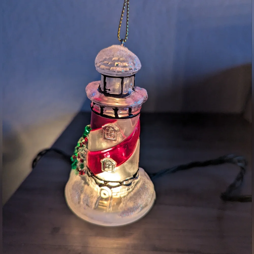 Nautical Light House 10 Count String Lights New Condition